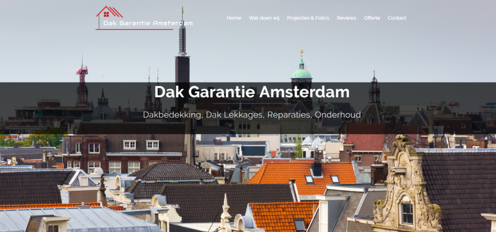 Dak Garantie Amsterdam by eConcepts Europe