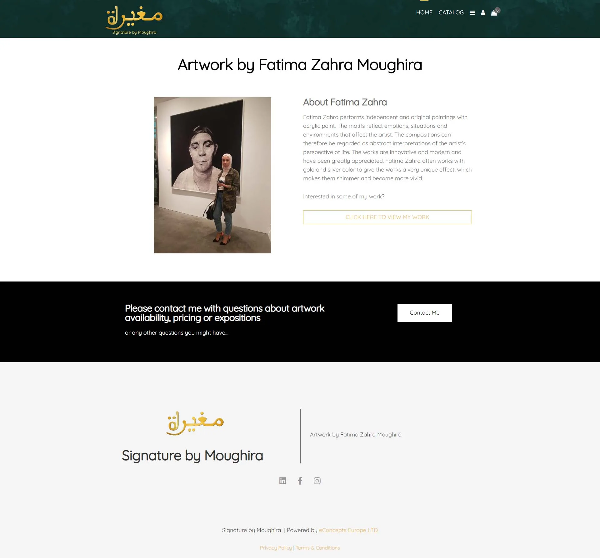 art webshop Signature by Moughira